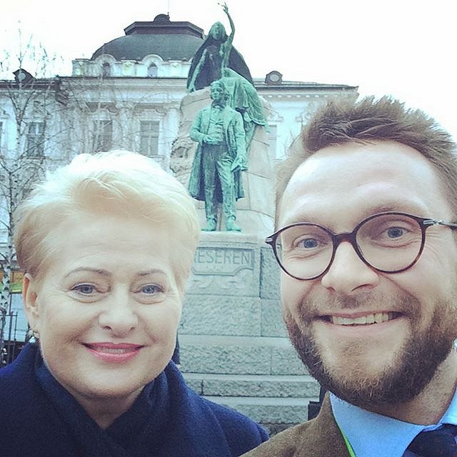 #Special place for first #selfie with the #President #DaliaGrybauskaitė #Liubliana #Ljubljana memories of #Eurobasket2013